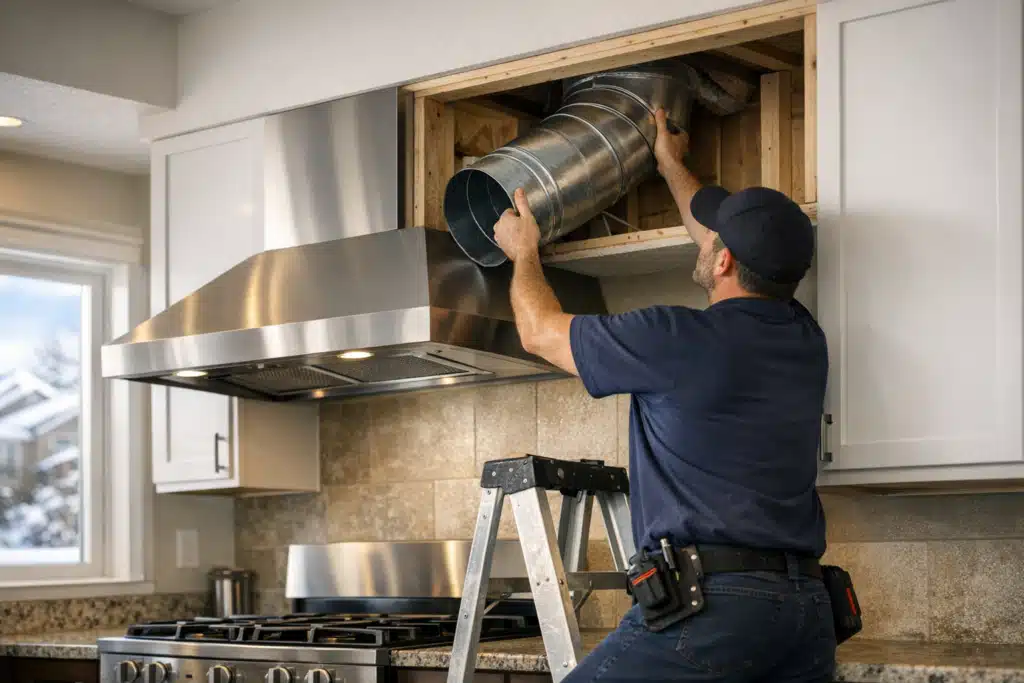 How Do You Vent a Range Hood With No Existing Ductwork? - 2